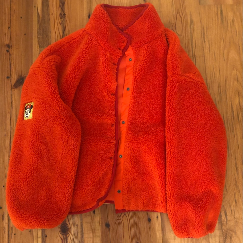Red Fluffy Minnie Mouse Jacket from Disney World